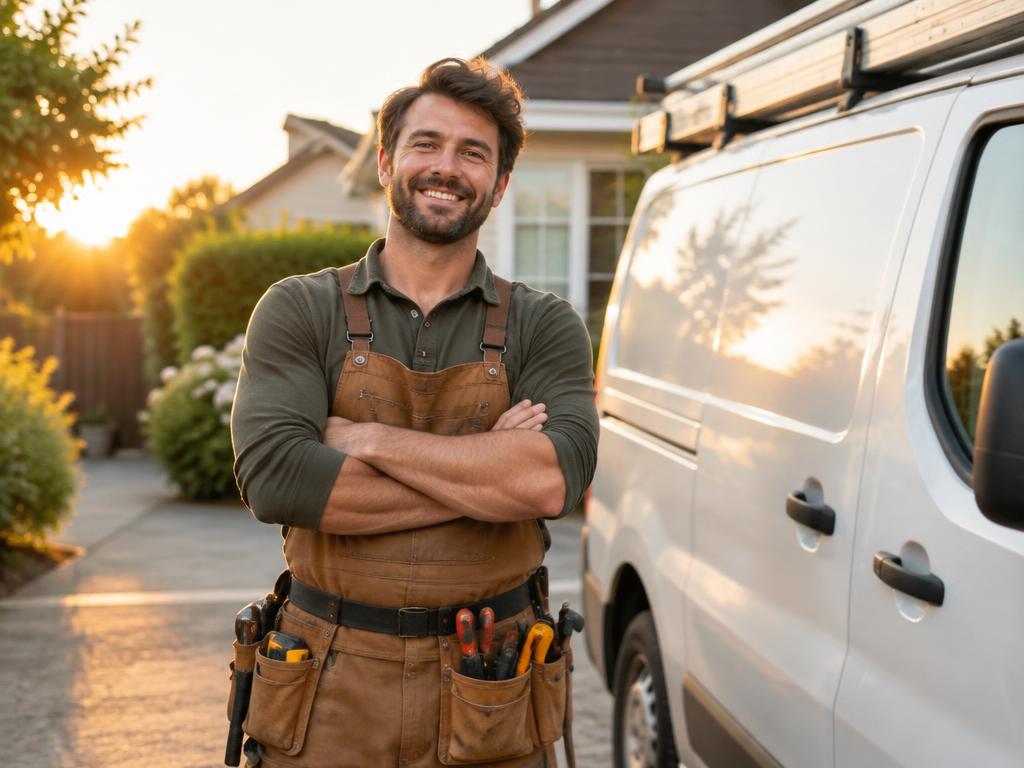 An individual preparing to help with a home project